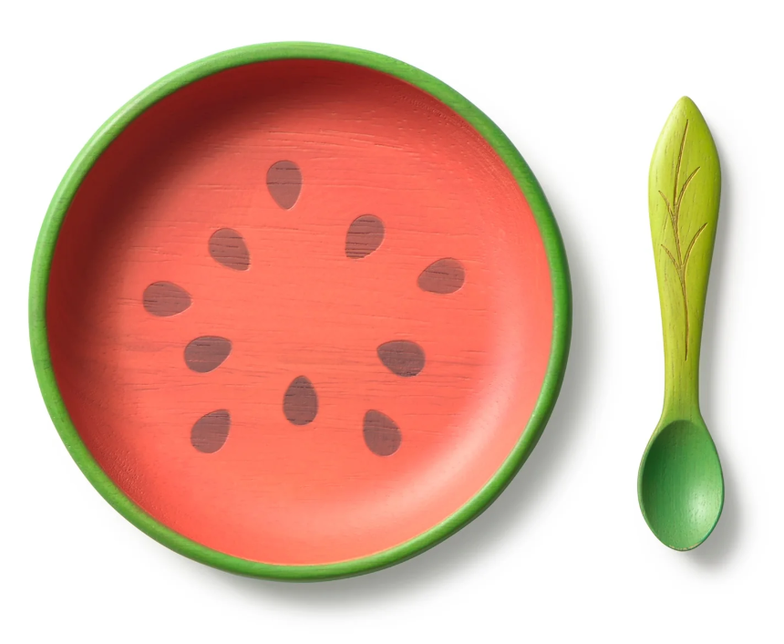 Oli&amp;Carol WALLY THE WATERMELON Bol+Cuchara