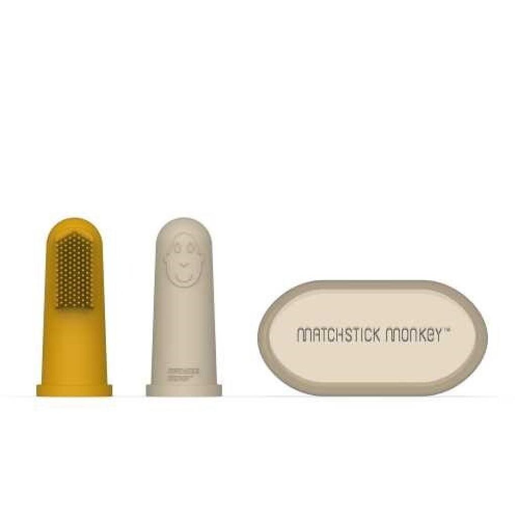 PACK 2 CEPIILOS DE DEDO MATCHSTICK LEON &amp; JIRAFA
