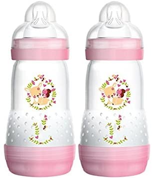 MAM PACK 2 BIBERON ANTI COLIC +2M 260ML