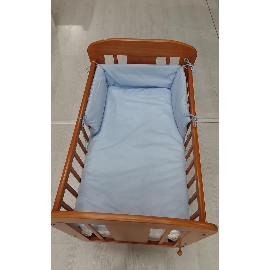 COLCHA+PROTECTOR MINICUNA LOLA CELESTE