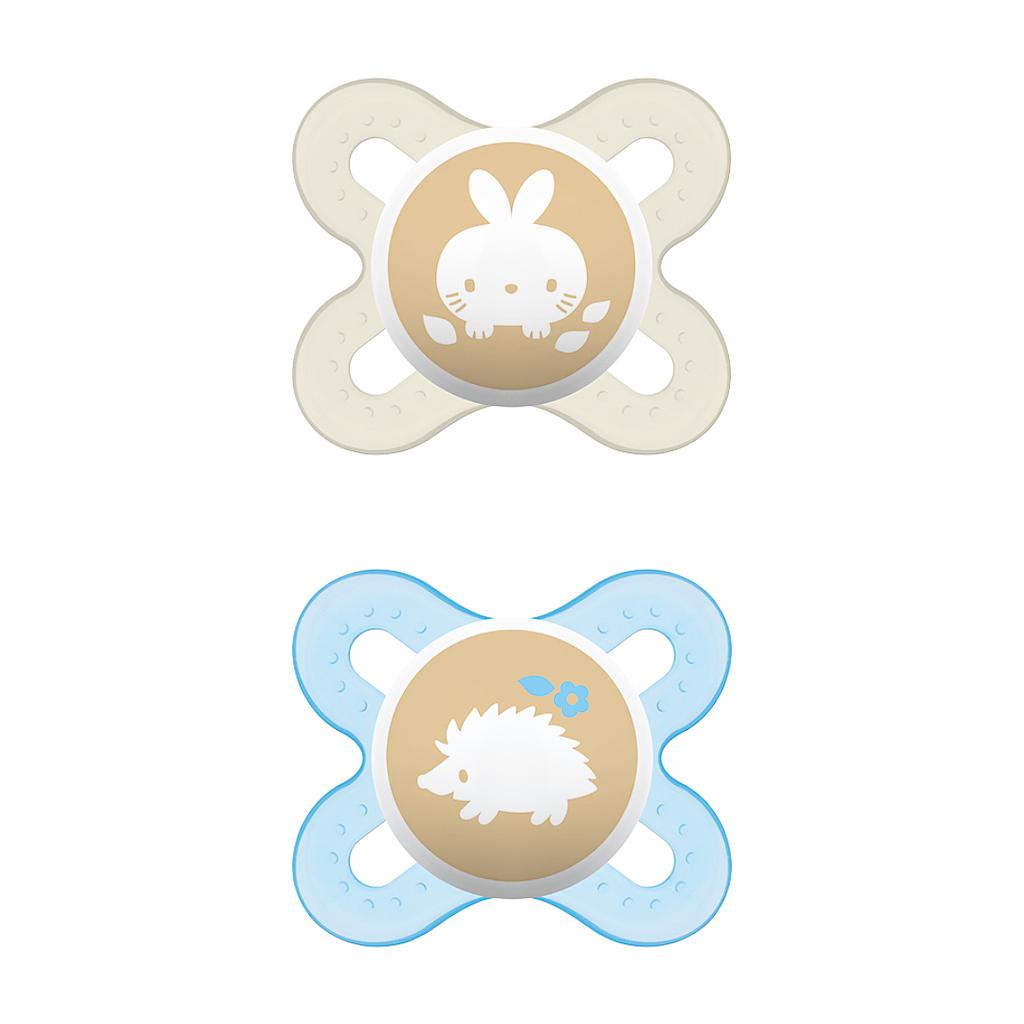 MAM CHUPETE START 0+ LATEX 2 UNDS AZUL