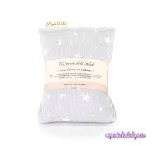 SACO ANTICOLICOS GRIS CON BLANCO