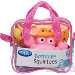 BATH TIME SQUIRTIES GIRL 8PCS