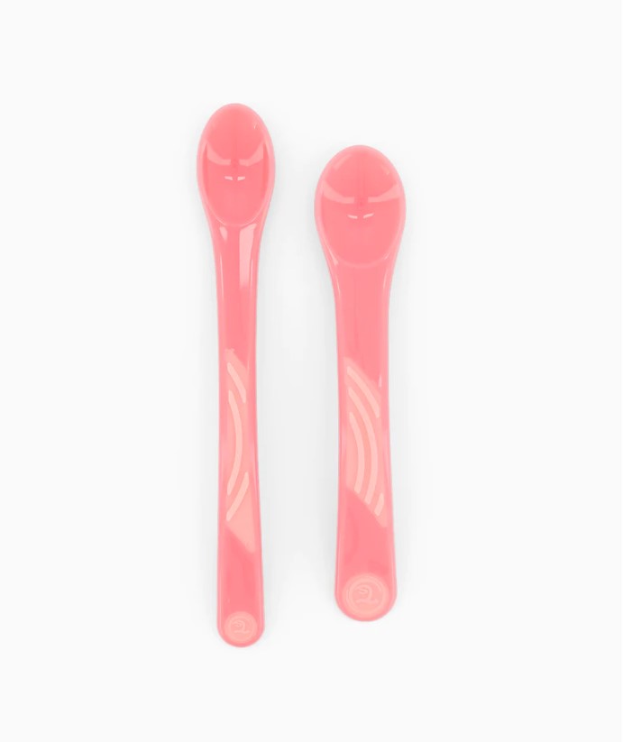CUCHARAS RECTAS 6M+ 2UN PASTEL CORAL