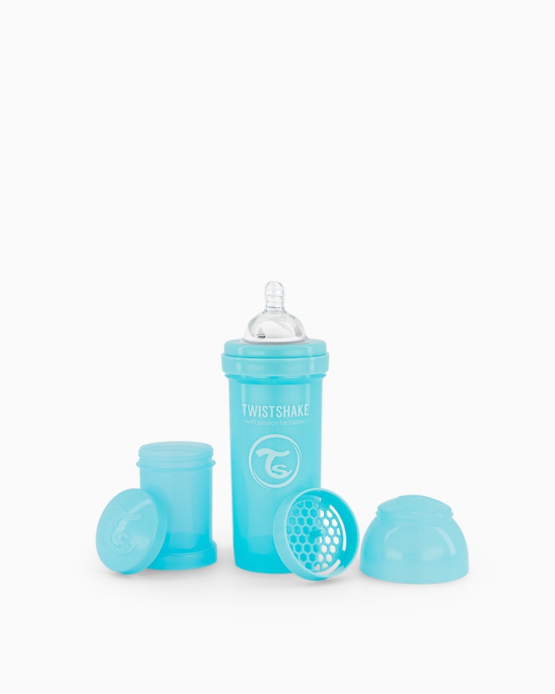 TWISTSHAKE BIBERON 260ML PASTEL AZUL +2M