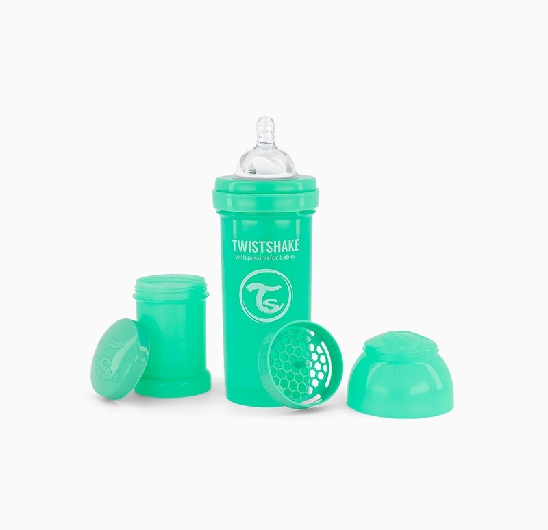 TWISTSHAKE BIBERON 260ML PASTEL VERDE +2M
