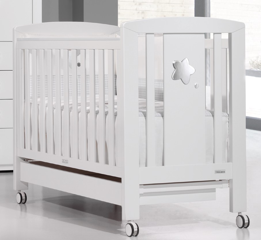 CUNA MADERA REF.17372 BCO.MATE/CROMADO