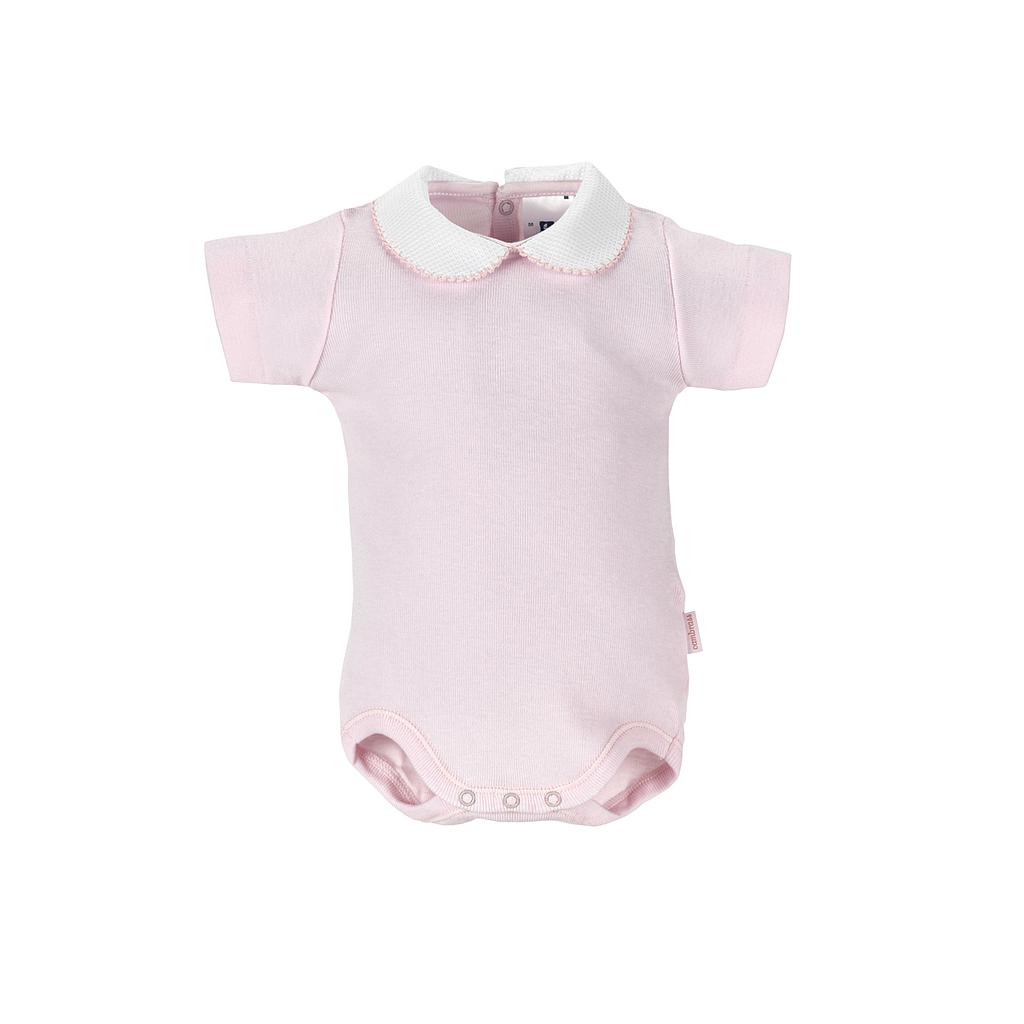BODY C/CUELLO M/C T.18 D.R.LISO ROSA