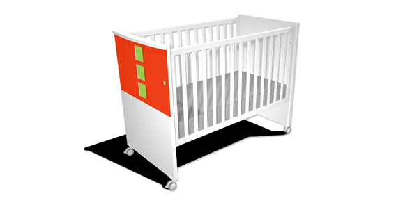 PANEL MADERA CUB NARANJA 44.5X67CM