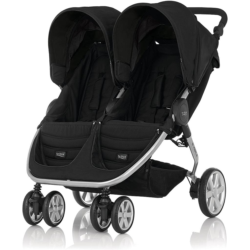 BRITAX B-AGILE DOUBLE COSMOS BLACK