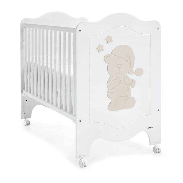 CUNA COLECHO 120X60 SLEEPY BEAR BCO/TIER