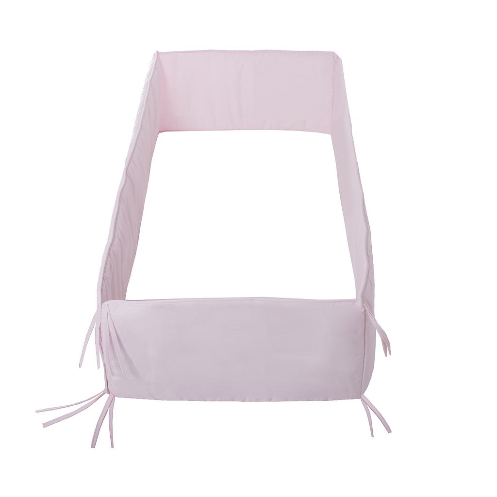 PROTECTOR DE CUNA 360 LISO ROSA 360X30