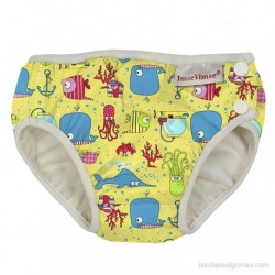 BAÑADOR PAÑAL AMARILLO T.S