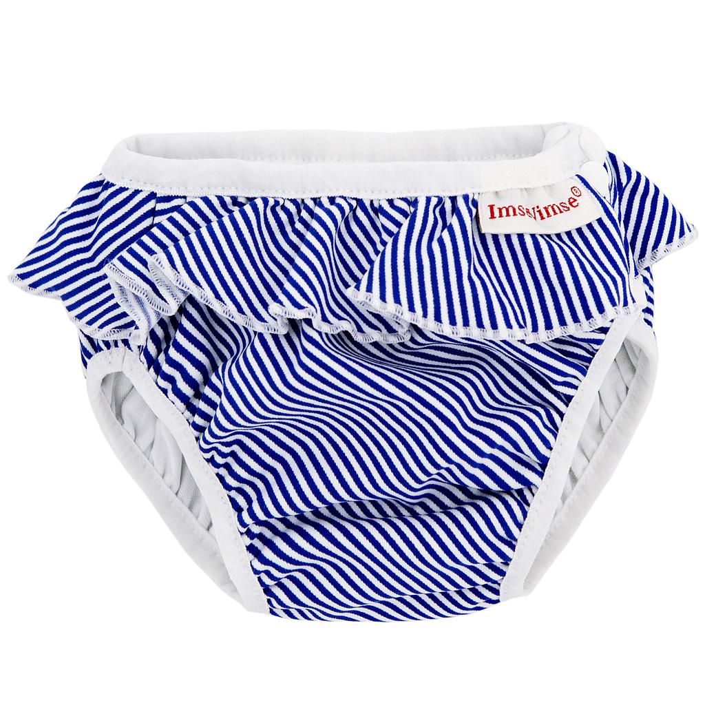 BAÑADOR PAÑAL AZUL RAYAS T.S