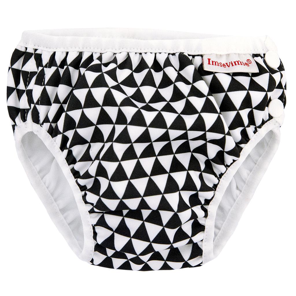 BAÑADOR PAÑAL PICOS NEGROS T.L