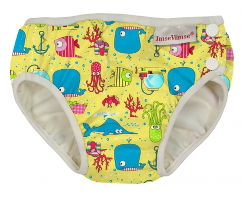 BAÑADOR PAÑAL AMARILLO 7 MARES T.XL