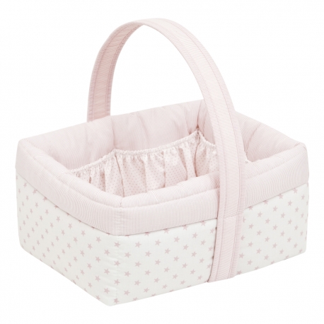 CESTA CANASTILLA STAR ROSA