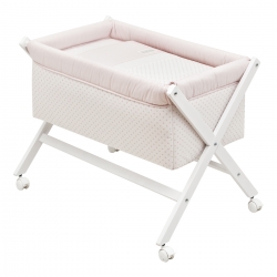 CAMITA ASPA MADERA BLANCA STAR ROSA