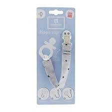 CADENA CHUPETE STELA GRIS/ESTRELLAS