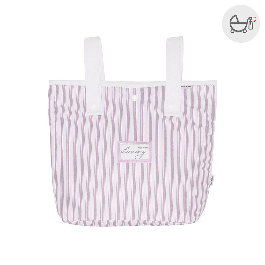 BOLSO PANADERA LOVING ROSA