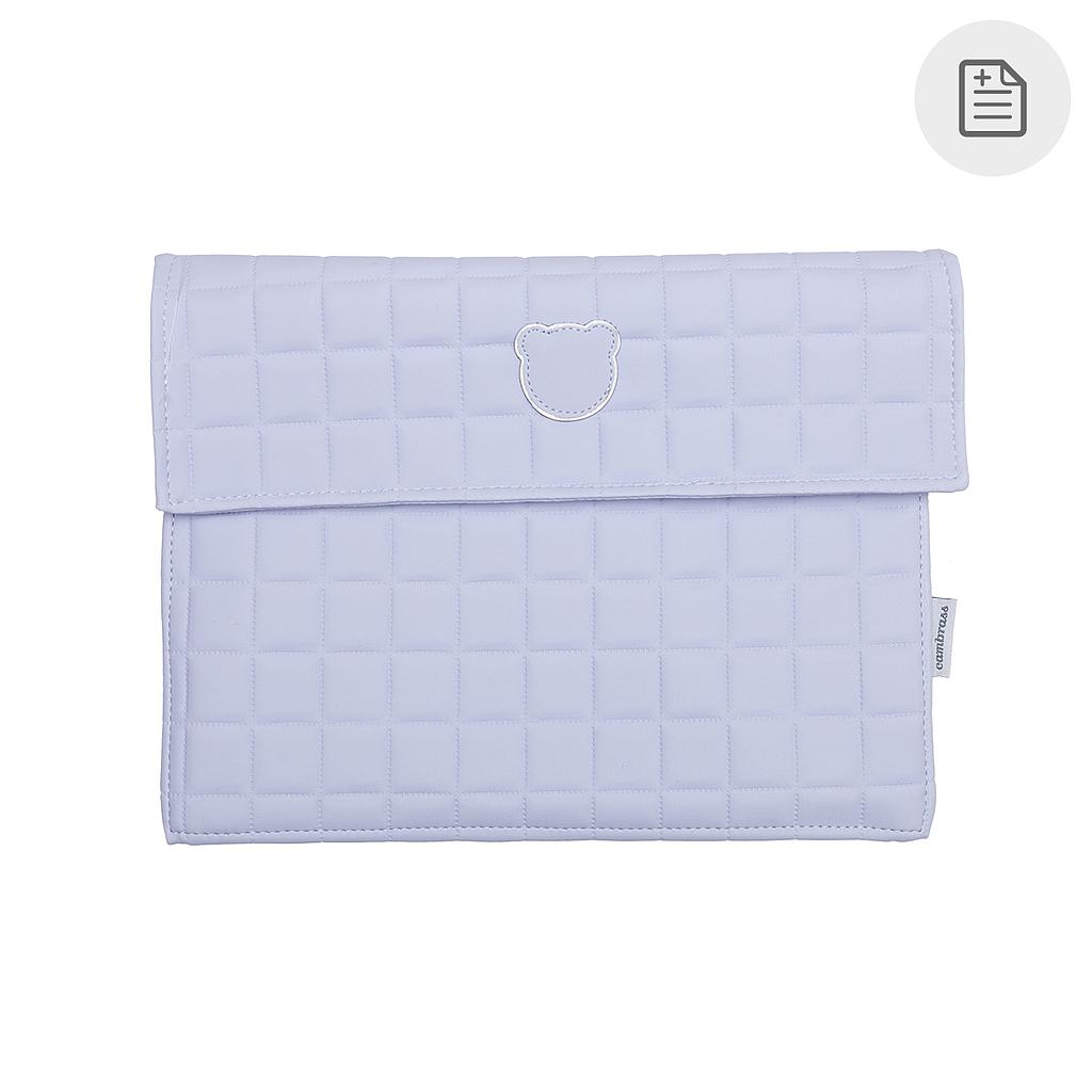 PORTADOCUMENTOS GOFRE CELESTE