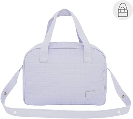 BOLSO MATERNAL PROME GOFRE CELESTE
