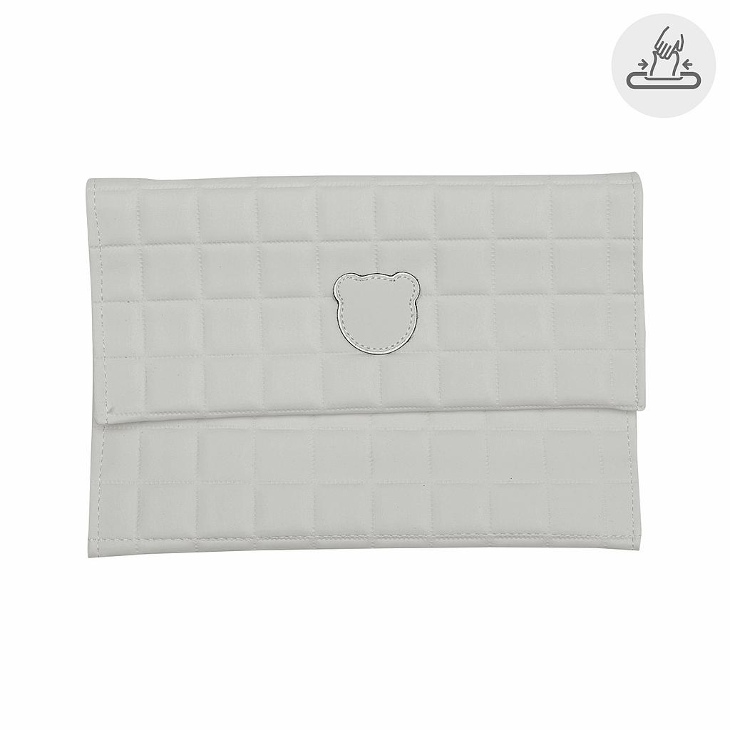 PORTATOALLITAS GOFRE BEIG 13X22CM