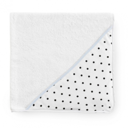 CAPA DE BAÑO DOTS CELESTE