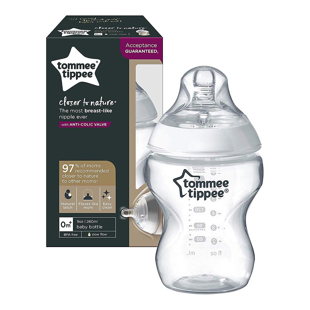 BIBERON CTN 260ML LBA +0M