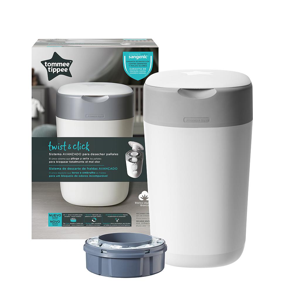 CONTENEDOR SANGENIC TWIST&amp;CLICK BLANCO