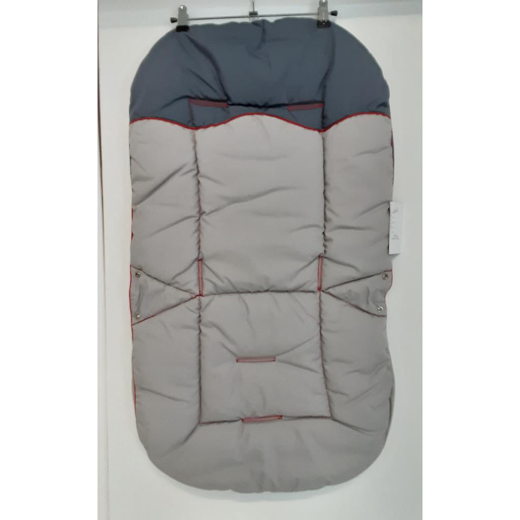 COLCHONETA ONDAS PERLA/ANTRACITA/ROJO