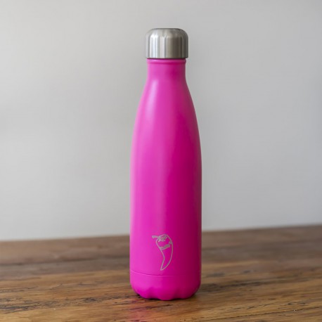 BOTELLA CHILLY'S 500ML NEON ROSA