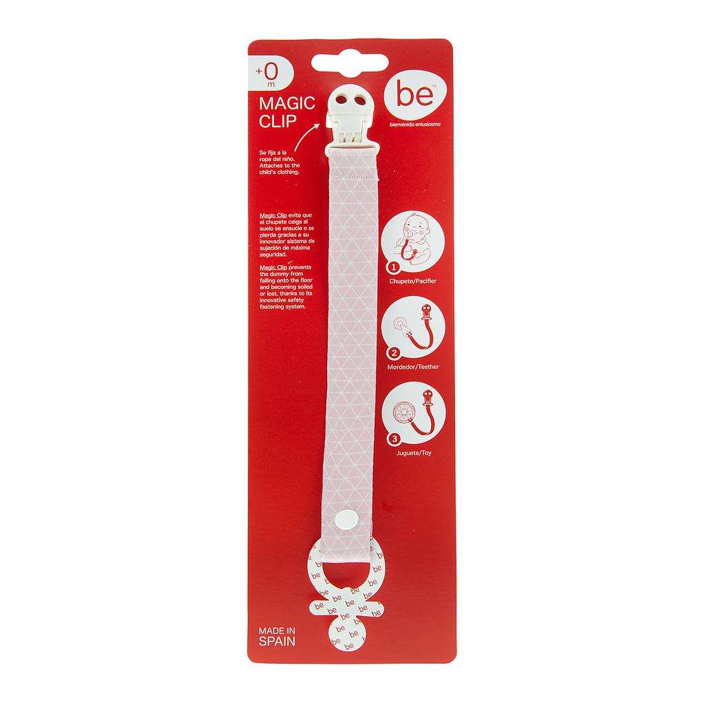 CADENA CHUPETE BE MOON ROSA