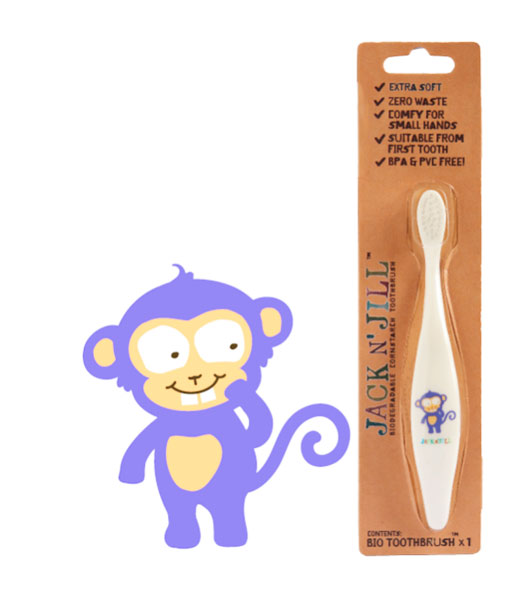CEPILLO DE DIENTES JACK N JILL MONKEY