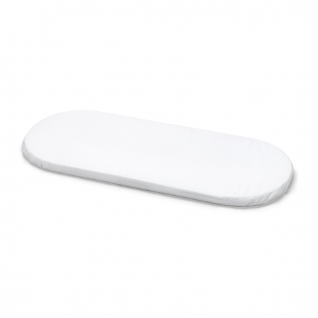 COLCHON DE CAPAZO OVALADO LISO 35.5X79.5X3.5CM BLANCO