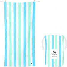 TOALLA DOCK&amp;BAY SUMMER  BLUE&amp;GREEN XL 200X90
