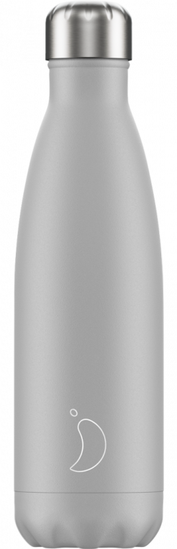 BOTELLA CHILLY'S 500ML MONOCRHOM GREY