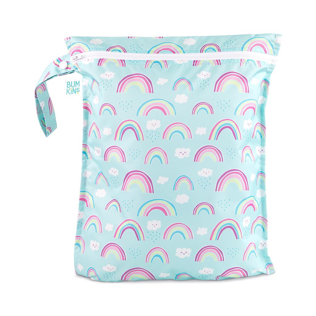 BUMKINS BOLSA IMPERMEABLE ARCO IRIS 30X35CM