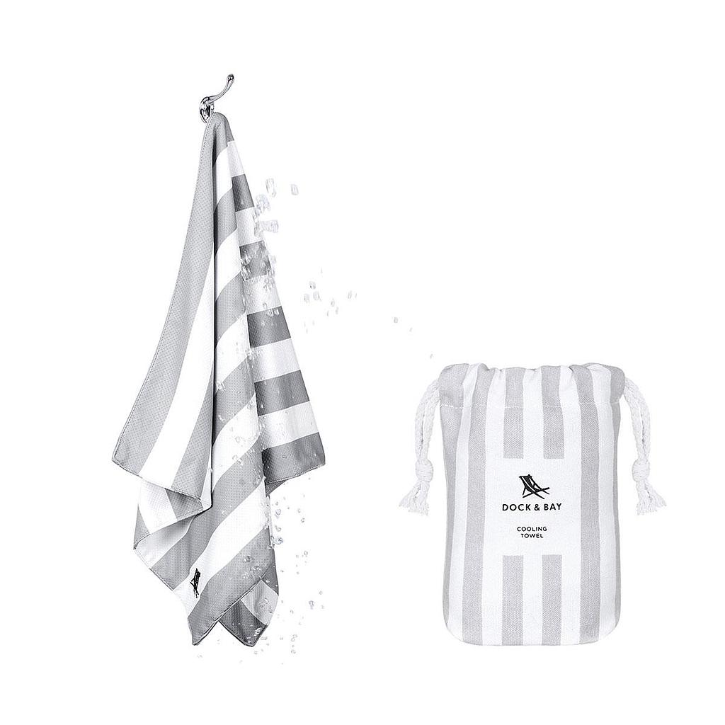 TOALLA DOCK&amp;BAY COOLING GRIS 69X33