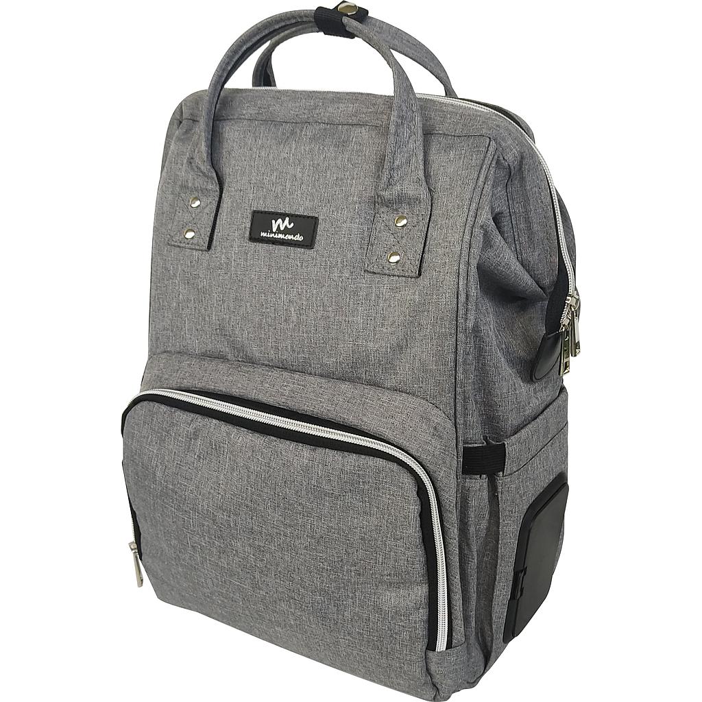 BOLSO MOCHILA MOMMYBAG GREY MELANGE