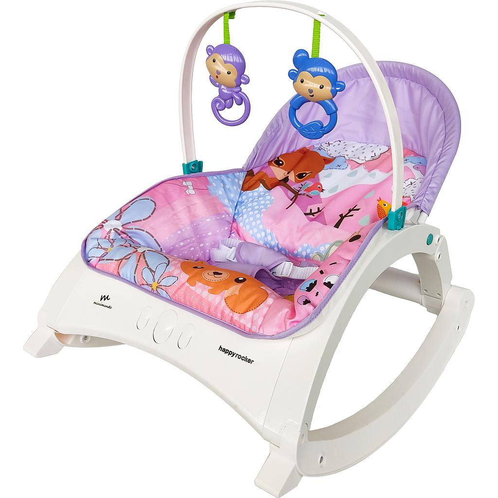 HAMACA EVOLUTIVA HAPPYROCKER C10 PURPLE/PINK