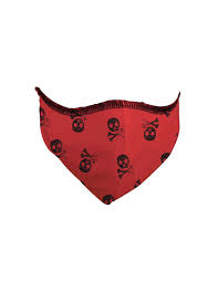 MASCARILLA FULI SKULL ROJO TALLA L
