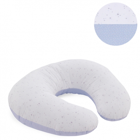 ALMOHADA DE LACTANCIA PEQUEÑA ASTRA SKY CELESTE/ESTRELLA