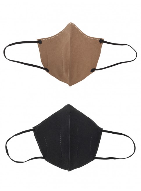 MASCARILLA DELUXE 2 UNDS LISA MARRON/NEGRO T.L