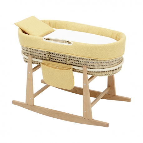 CAPAZO ACOLCHADO BEBE MIO CUCO NEW YORK MOSTAZA+PATAS BALANCIN