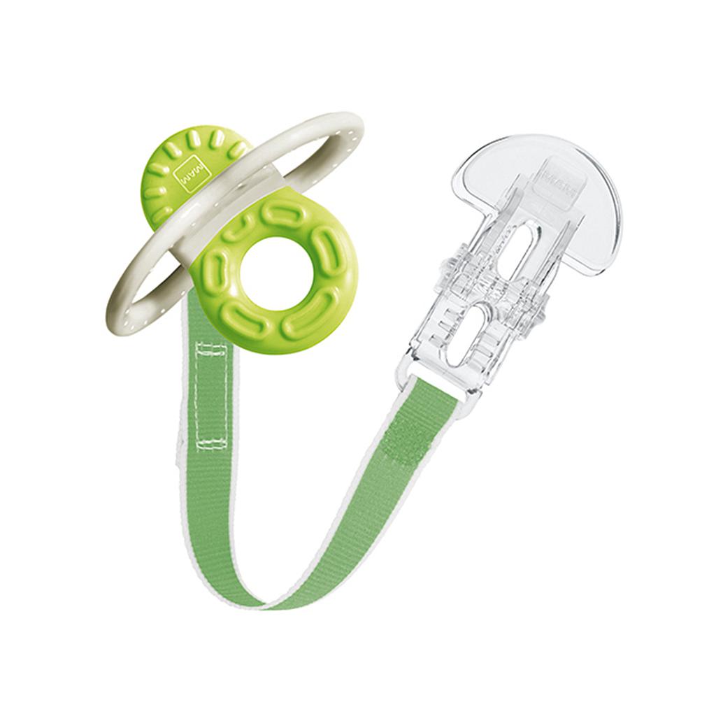 MAM MORDEDOR BITE&amp;RELAX 1 CLIP Verde