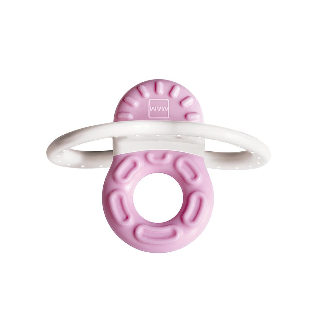 MAM MORDEDOR BITE&amp;RELAX 1 CAJA ESTERILIZADORA Rosa