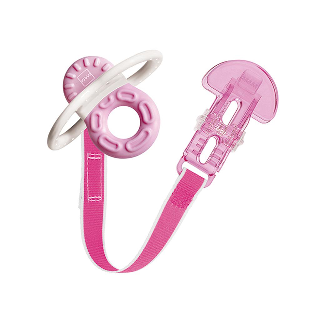 MAM MORDEDOR BITE&amp;RELAX 1+CLIP Rosa