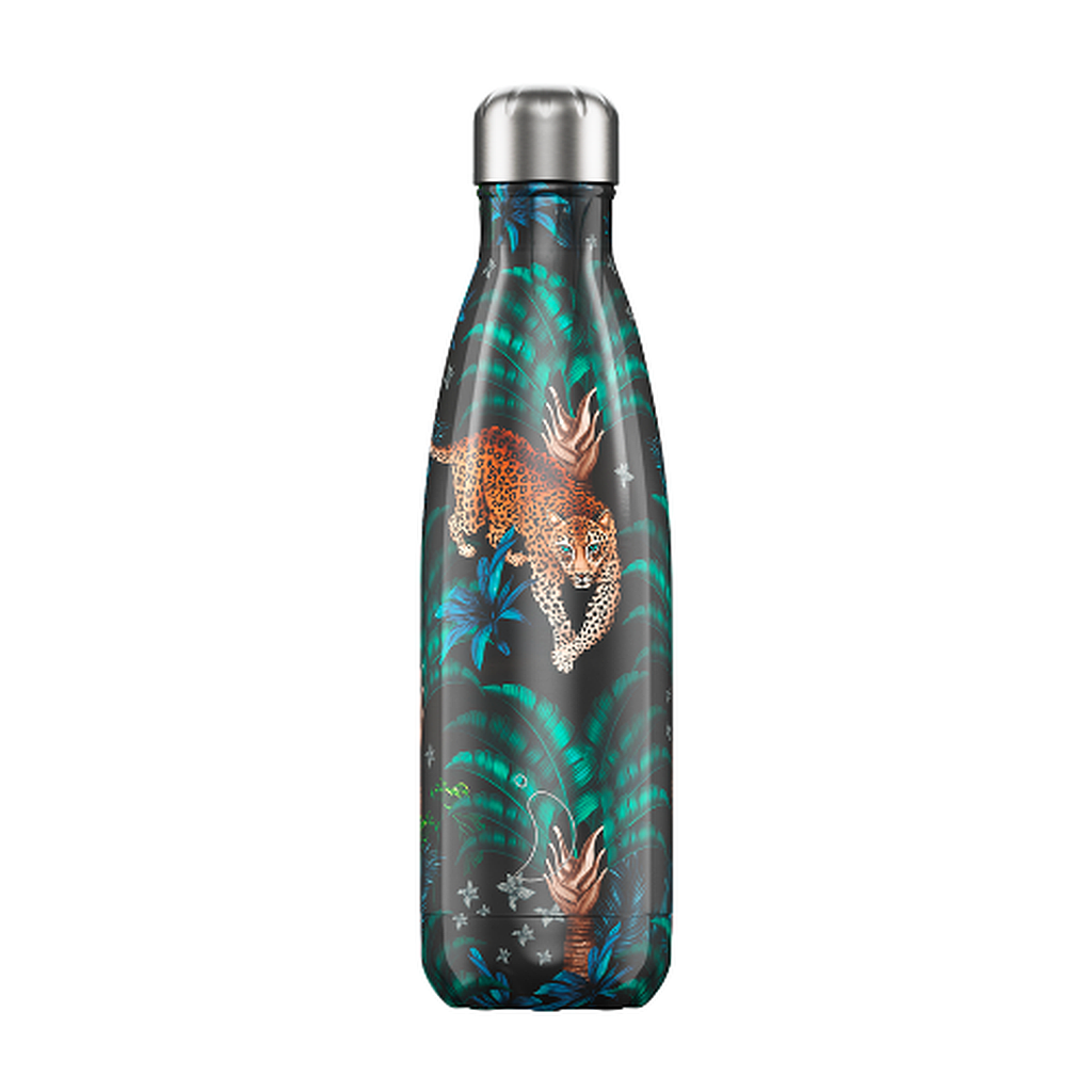 BOTELLA CHILLY'S 500ML TROPICAL LEOPARDO