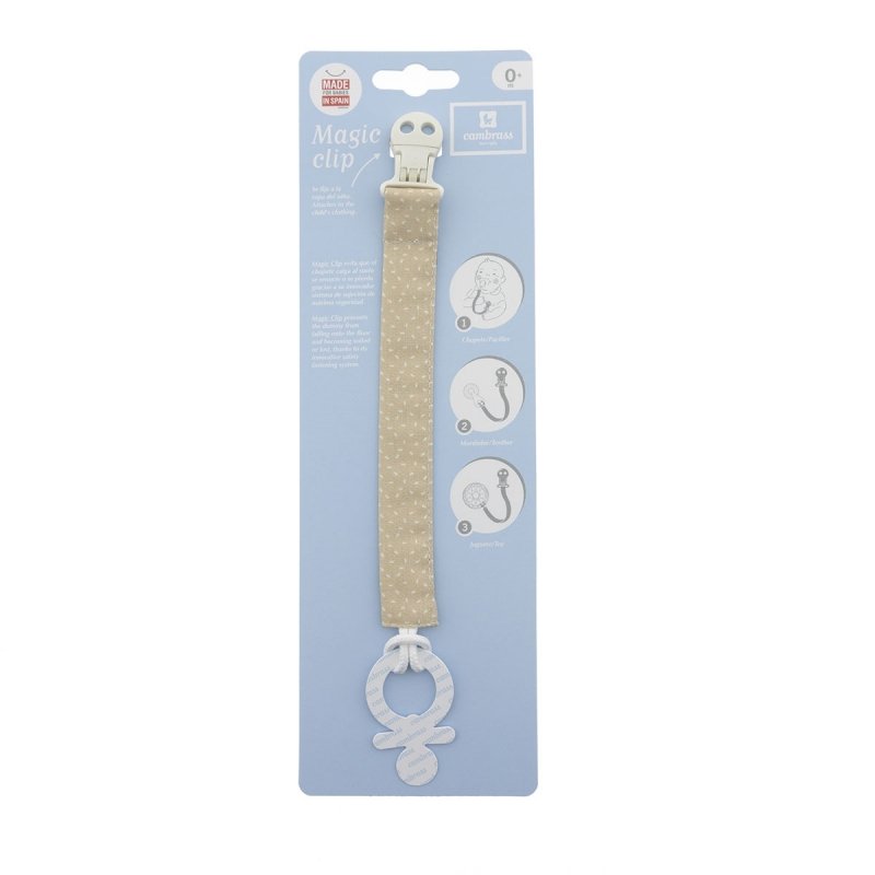 CADENA CHUPETE SKY BEIGE/LLUVIA